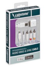 Kabel 3,5mm stereo 4pin-m / CINCH-m x3 + Sync  CABSTONE