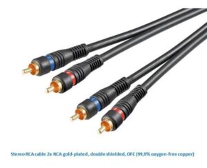 Kabel CINCH stereo audio 1,5m Home Cinema