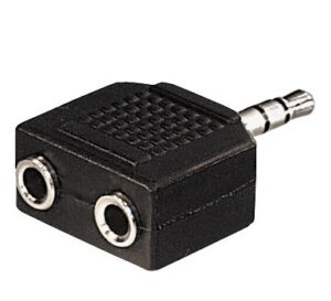 Adapter 3,5mm stereo-m / 2x 3,5mm stereo-ž