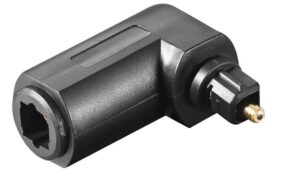 Adapter optički audio TOSLINK-m /-ž kutni 90°