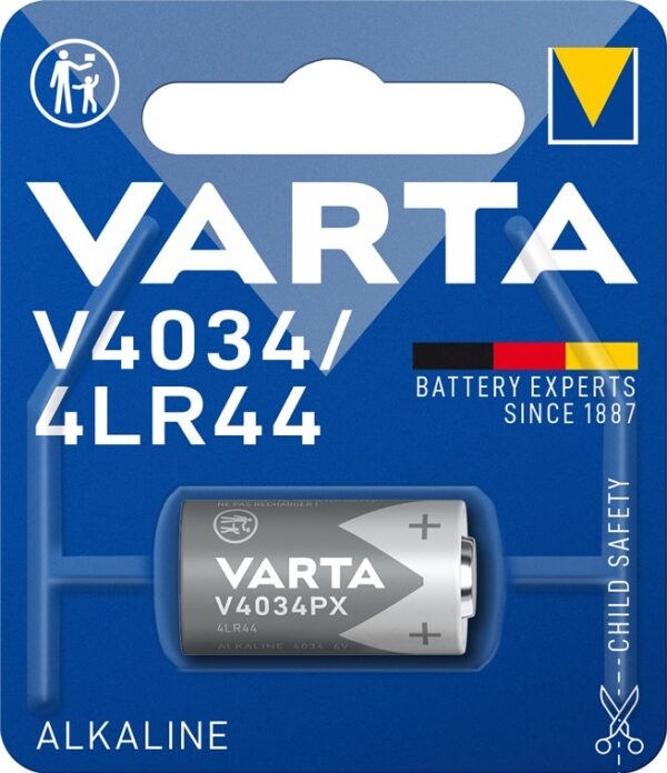 Baterija 6V 4LR44 V4034 PX28A Varta