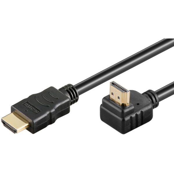 HDMI kabel 1,5m kutni 90° UHD 4K