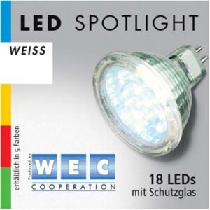 Žarulja LED SPOTLIGHT MR16 GX5,3 18LED 100 LUX bijela