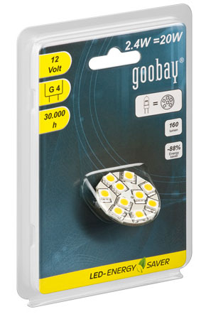 Žarulja LED G4B LED-chip 10 SMD